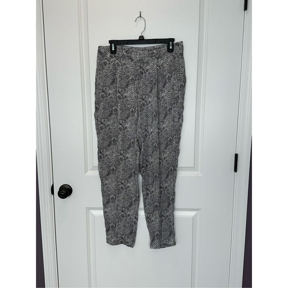 Joie 100% Silk Snakeskin Pants Size 6